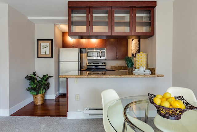 brown small kitchen