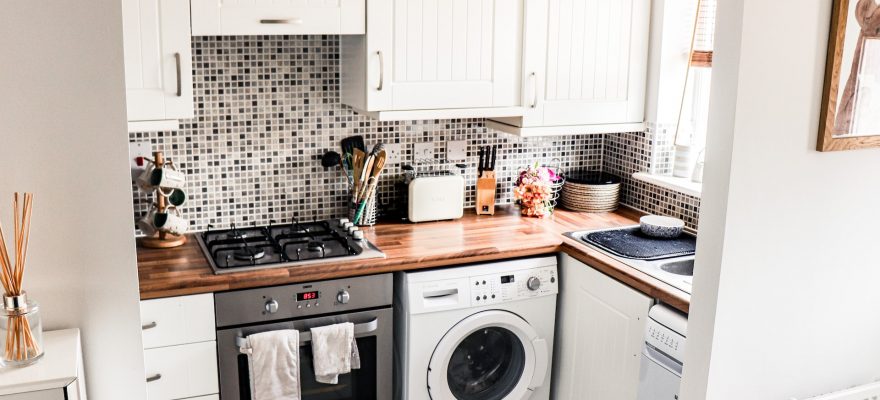 white small kitchen