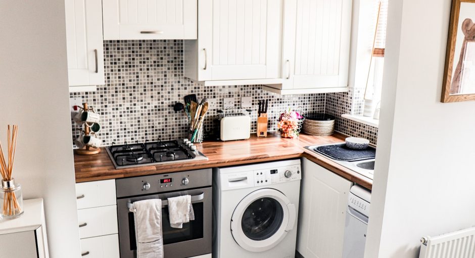 white small kitchen